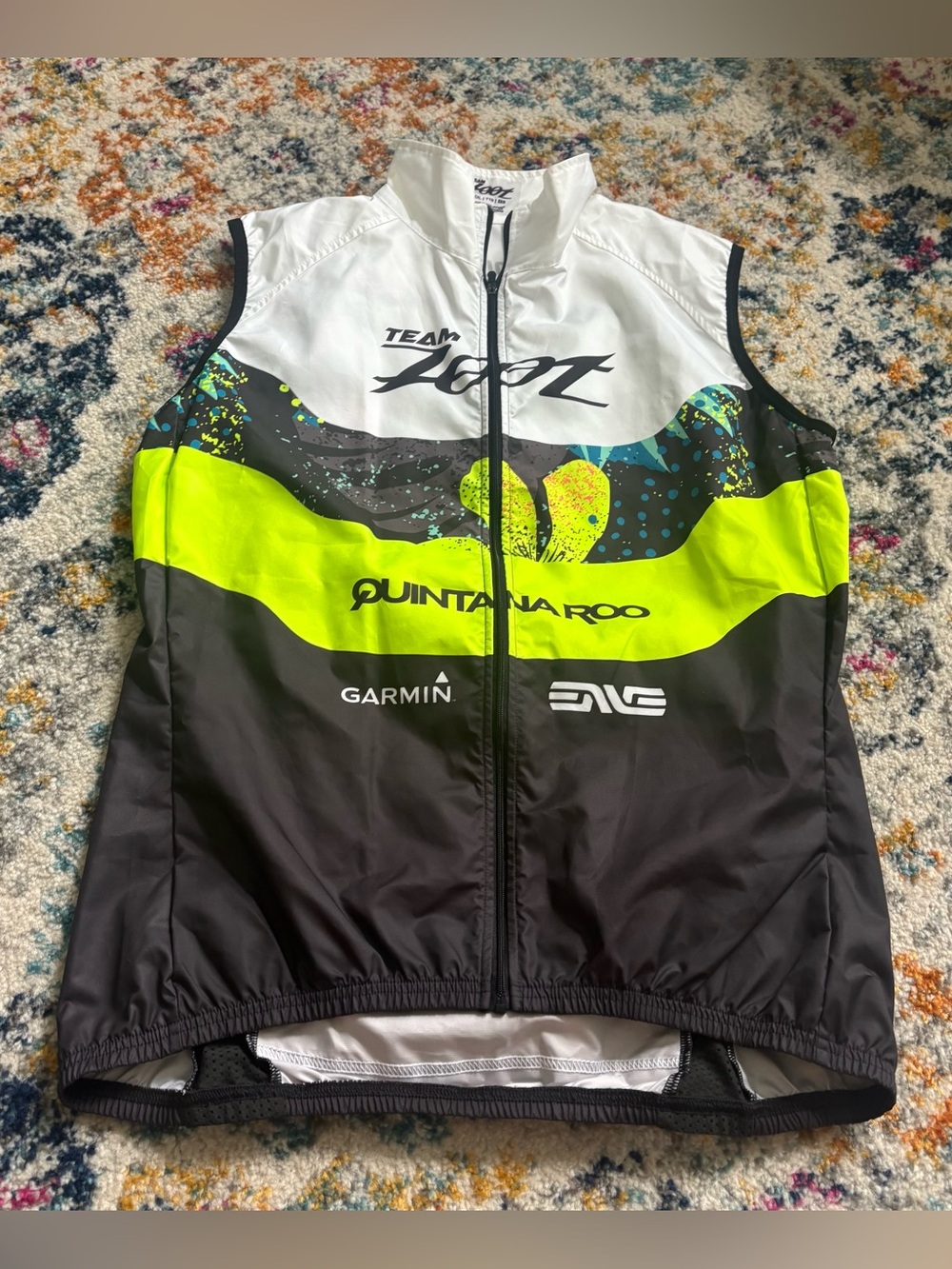 Team Zoot women’s XXL bike vest cycling windbreaker